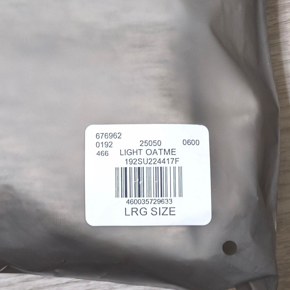 Fear of God ESSENTIALS Hoodie – Light Oatmeal | Size L | New with Tags - Picture 8 of 8